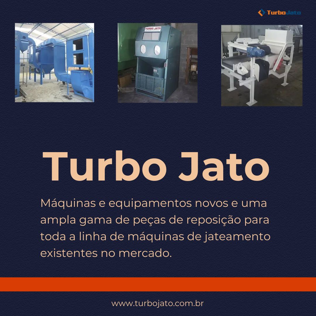 Equipamentos e peças de reposição para Máquinas de Jateamento