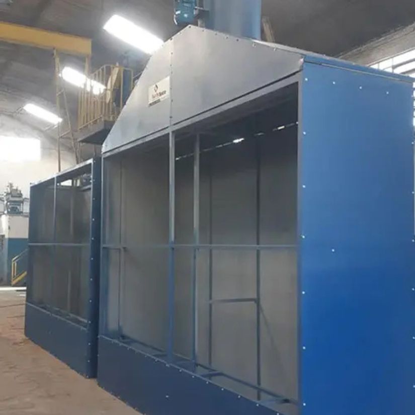Cabines de Pintura com Tecnologia de Filtragem Avançada.